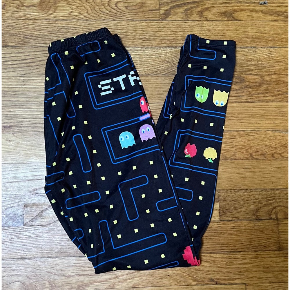 "A Game" Pac-Man Inspired Retro Arcade Leggings GamerGirl 80's Style Cosplay